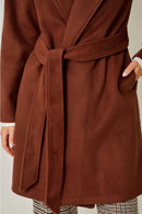 Lapel Collar Robe Coat