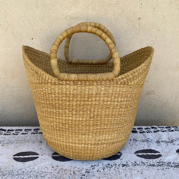 Bolga/Ghana Medium U-Shopper/Yekine Bolga Basket
