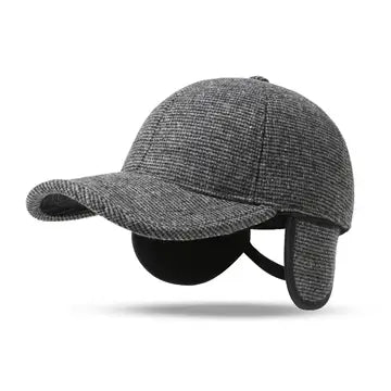 Unisex Fall/Winter Cap with Adjustable Strap And Ear Flaps