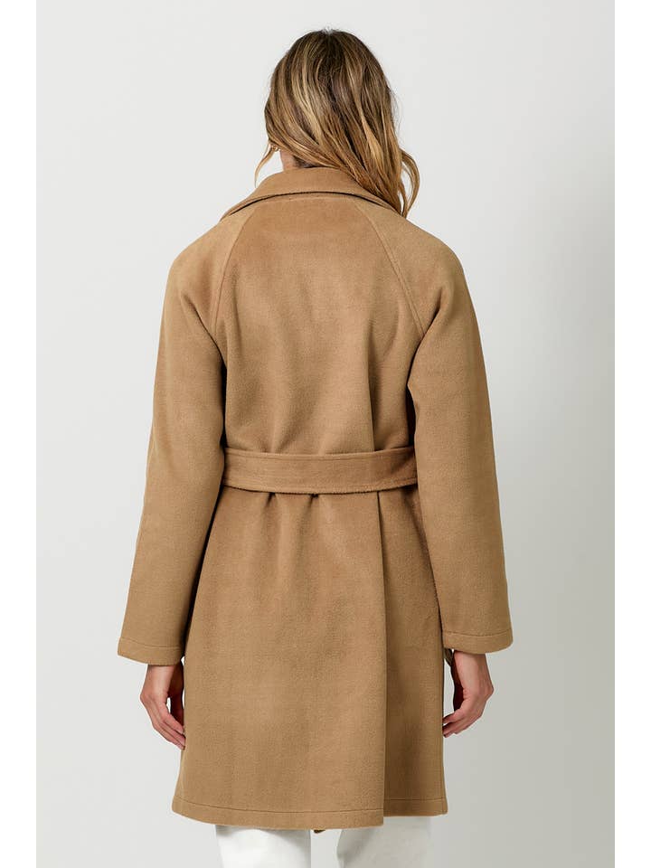 Lapel Collar Robe Coat