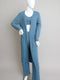 Boucle Cozy Longline Cardigan w/ Pockets - Blue