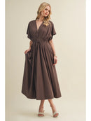 Tucked Waist Double Strap Dress