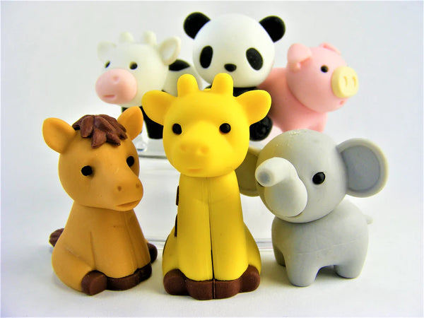 Assorted Zoo Animal Eraser