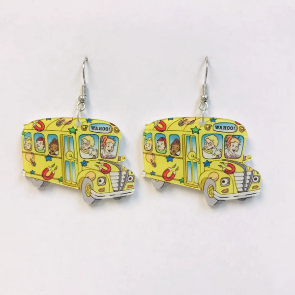 Magic School Bus Earrings