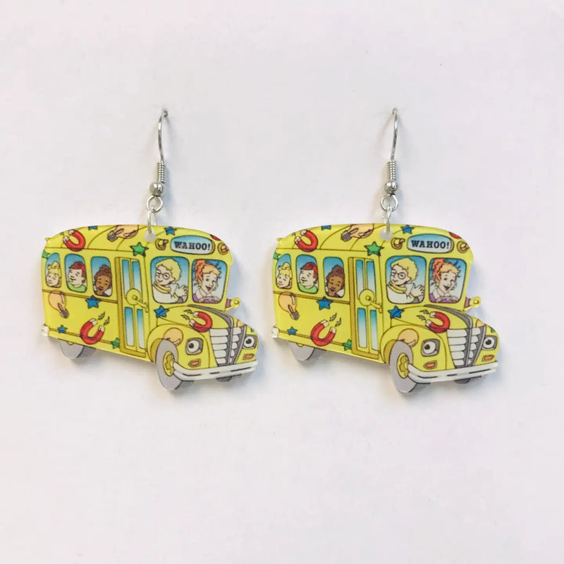 Magic School Bus Earrings