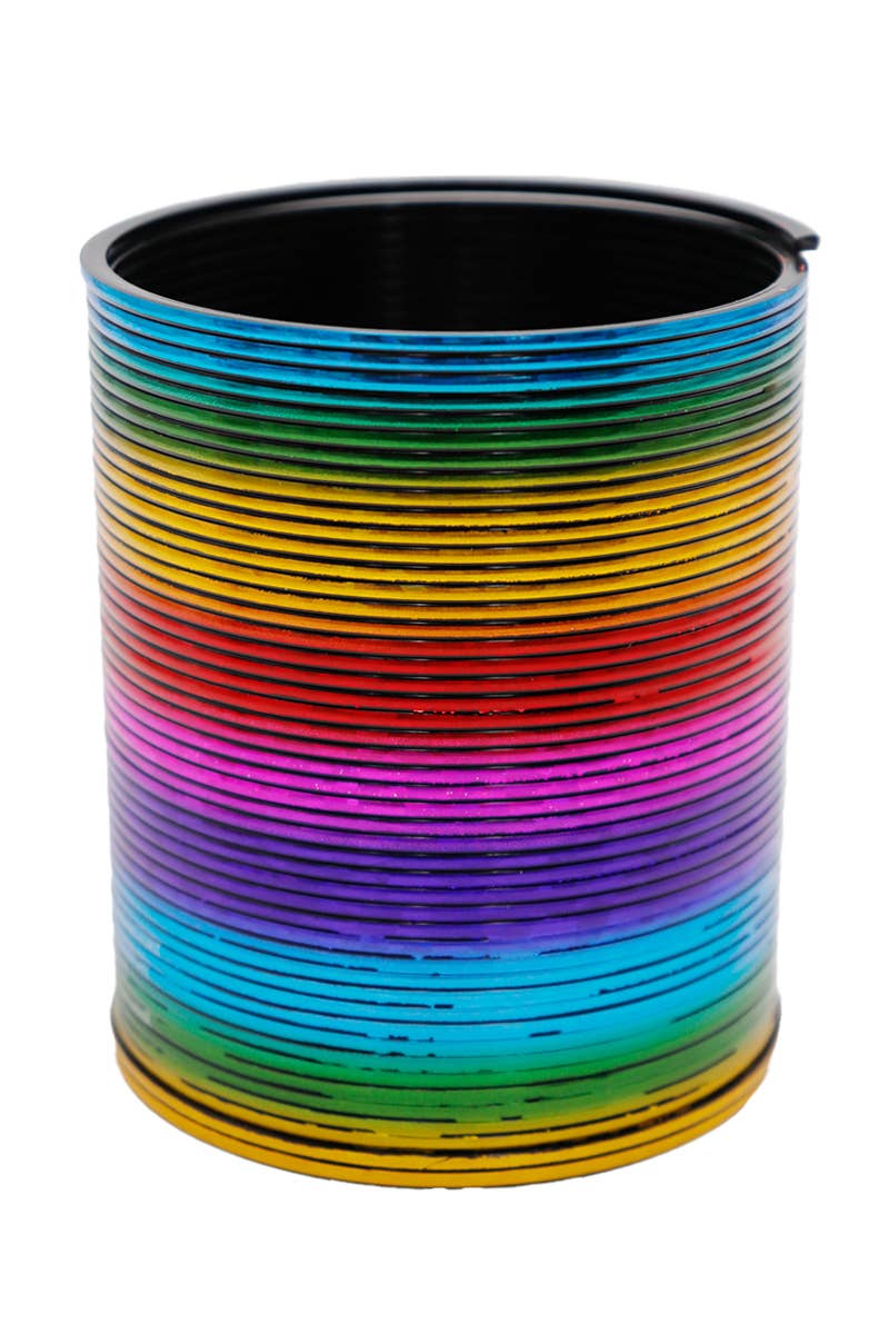 Large Metallic Rainbow Ombre Magic Slinky Toy