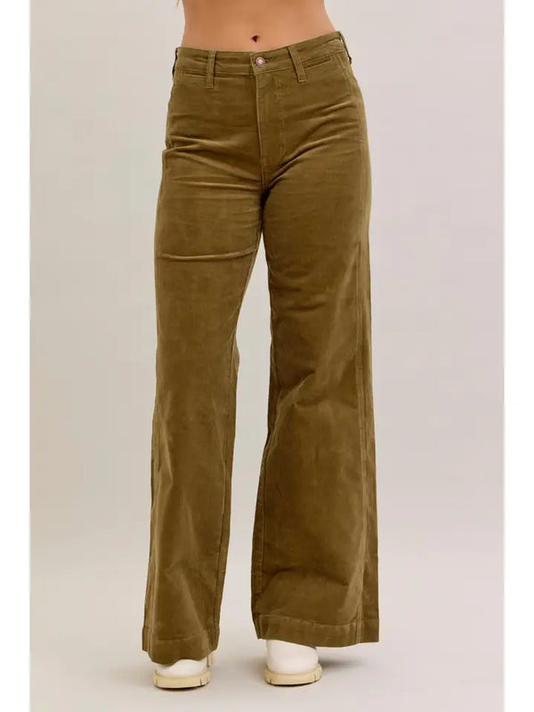 Judy Blue HW Retro Wide Welt Pockets & Forward Side Seams