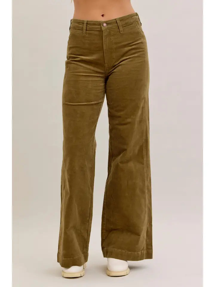 Judy Blue HW Retro Wide Welt Pockets & Forward Side Seams