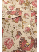 Vintage Butterfly and Rose Tapestry Jacket