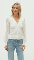 Celeste Mixed Media Sweater