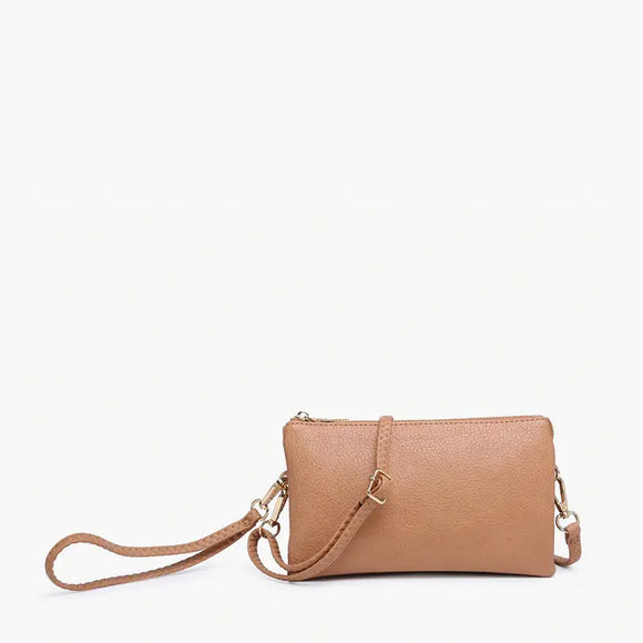 Riley Vegan Leather Wristlet/Crossbody