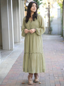 Lorena Maxi Dress - Olive