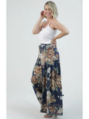 Tie Waist Wide Leg Pants - Espresso