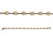 Bronze Bead Spaced Flower