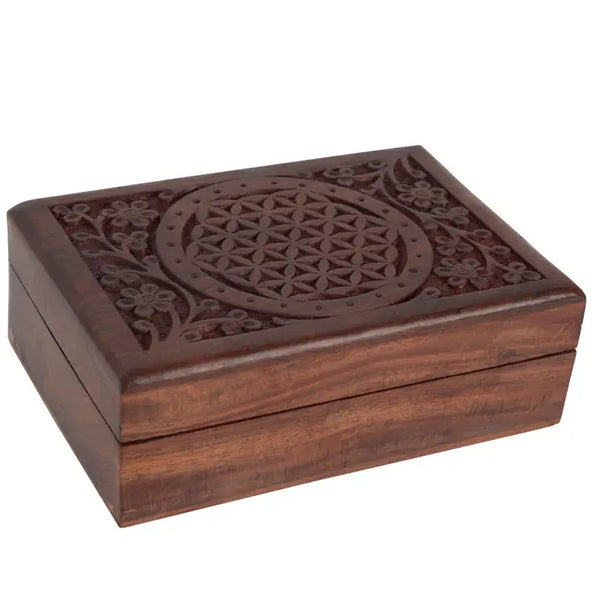 Flower of Life with Branches Box