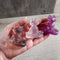 Hand-Carved Fluorite Figure - Frog In Yoga Pose