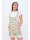 Floral Garden Print Shortalls