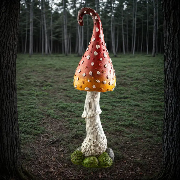 Toadstool Mushroom Home and Garden Statue