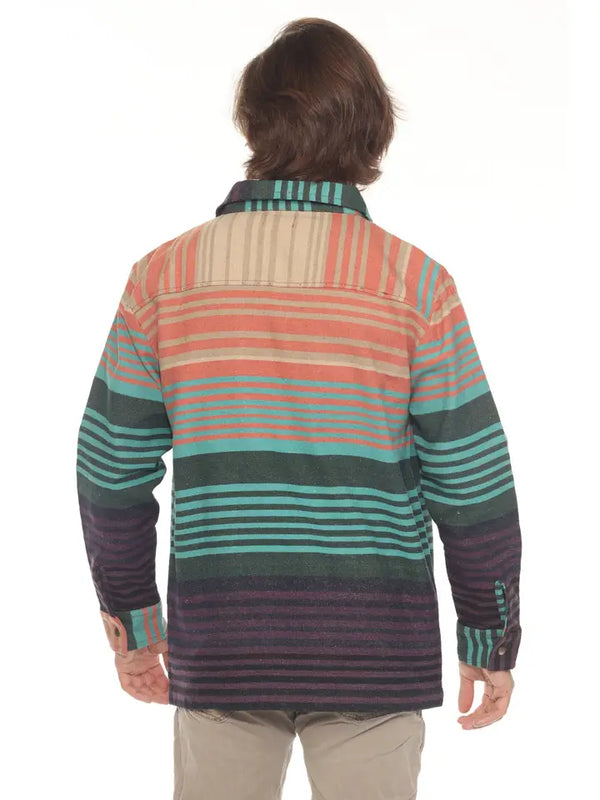 Sediment Zipper Shirt Jacket