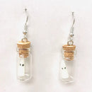Glow in the Dark Ghost in Bottle Earrings
