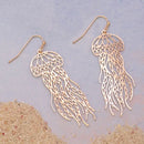 Ocean Wonders Filigree Jellyfish Earrings