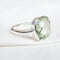 Faceted Green Amethyst - Sterling Silver