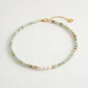 Greenstone Serenity Pearl Necklace