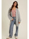Oversized Brushed Sweater Cardigan