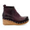 Savina Wedge Bootie Eggplant