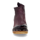 Savina Wedge Bootie Eggplant