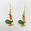 Big Eye Rooster Earrings