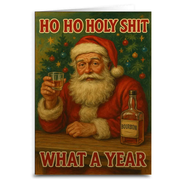Ho Ho Holy Shit Christmas Card