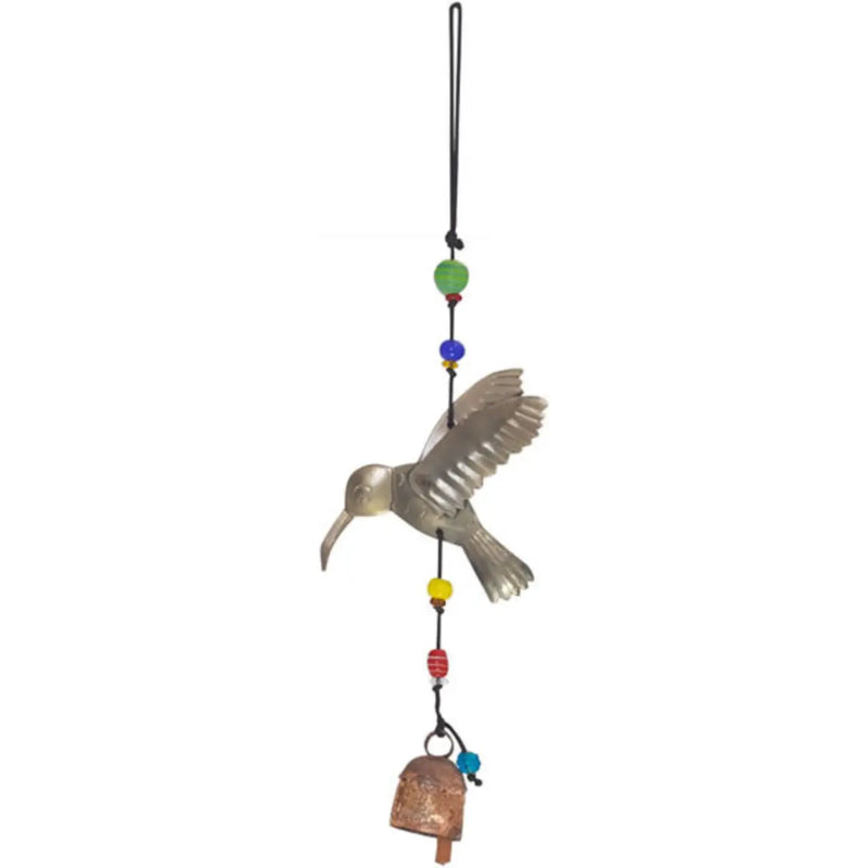 The Hummingbird in Flight Beads & Bells