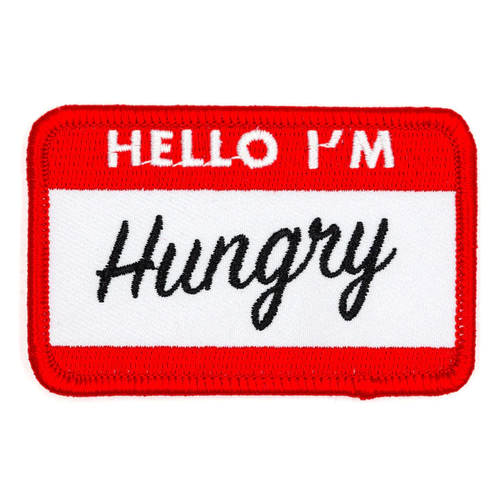 Hello I'm Hungry Iron On Patch