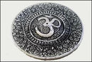 Aluminum OM Carved Incense Burner 4.75"