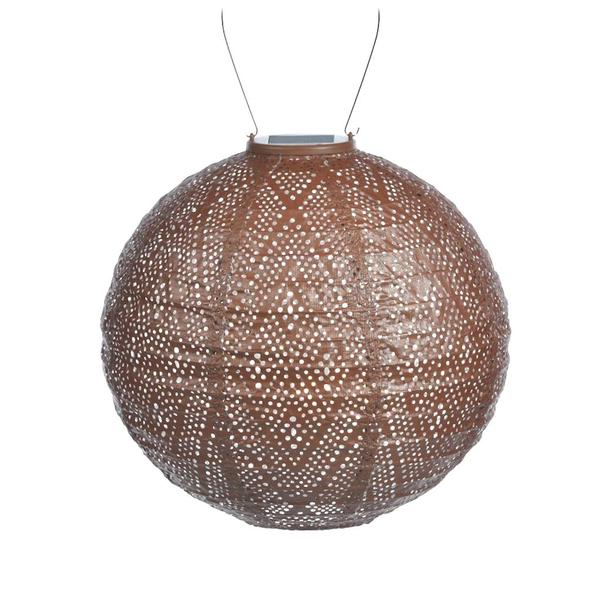 Lumiz Round Shashiko Lantern- Copper