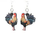 Acrylic Rooster Earrings