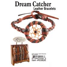 Dream Catcher Leather Bracelets