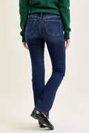 Judy Blue - Classic Mid Rise Bootcut Jeans Dark Denim