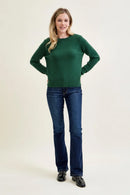 Judy Blue - Classic Mid Rise Bootcut Jeans Dark Denim