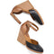 Christie Black/Brown Heel