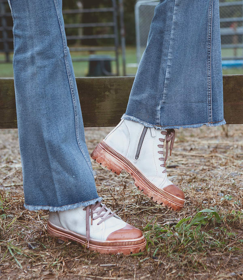 Kinship Lace-Up Boot-Almond