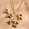 Bubble Initial Necklace