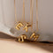 Bubble Initial Necklace