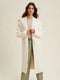 Ribbed Knit Longline Sweater Cardigan
