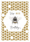 Hap-Bee Birthday Card