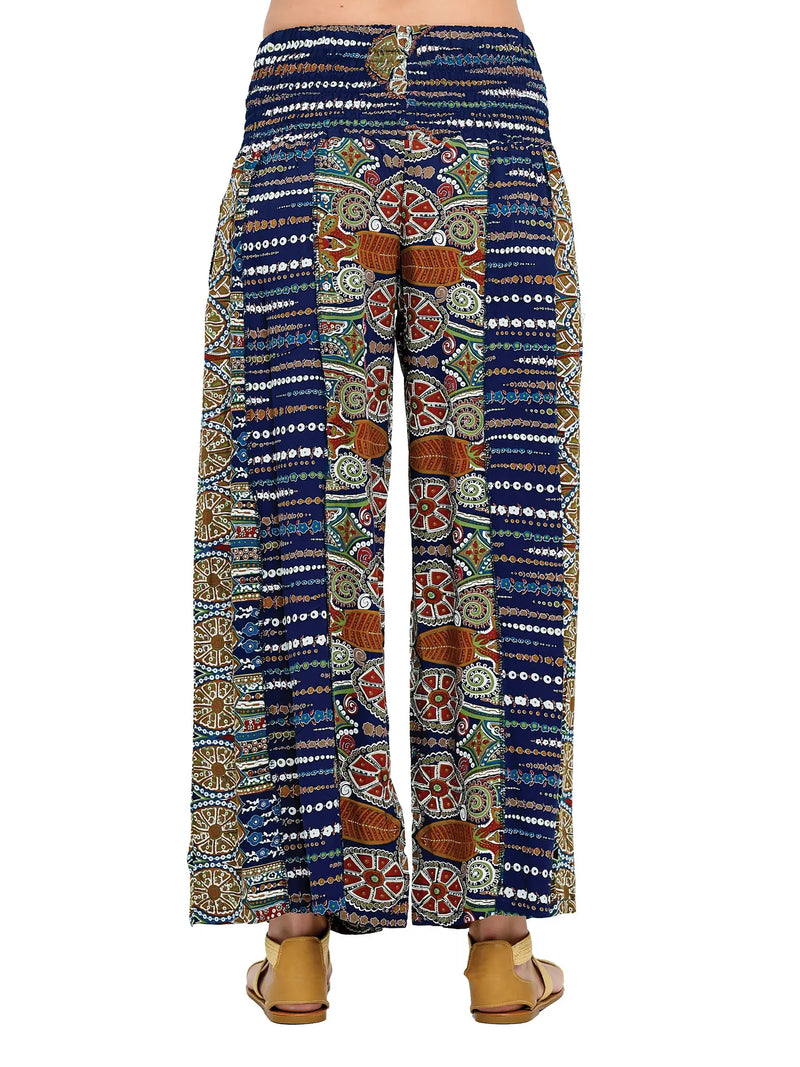 Loose Fit Floral Pants