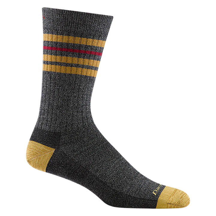 Men's Letterman Crew Lightweight Lifestyle Sock- Charcoal