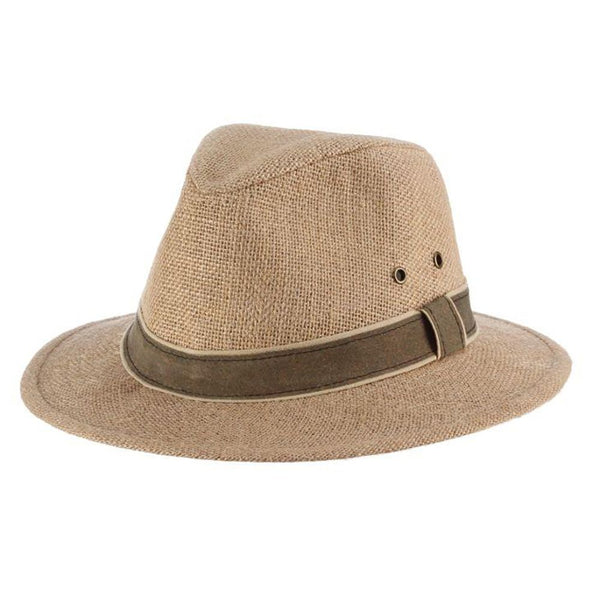 Dorfman Pacific -  Onshore Hemp straw outback hat
