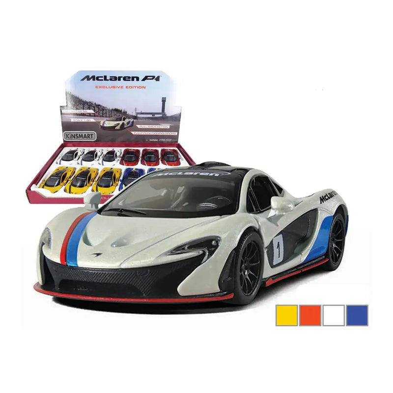 5" Maclaren P1 W/design Cast Car